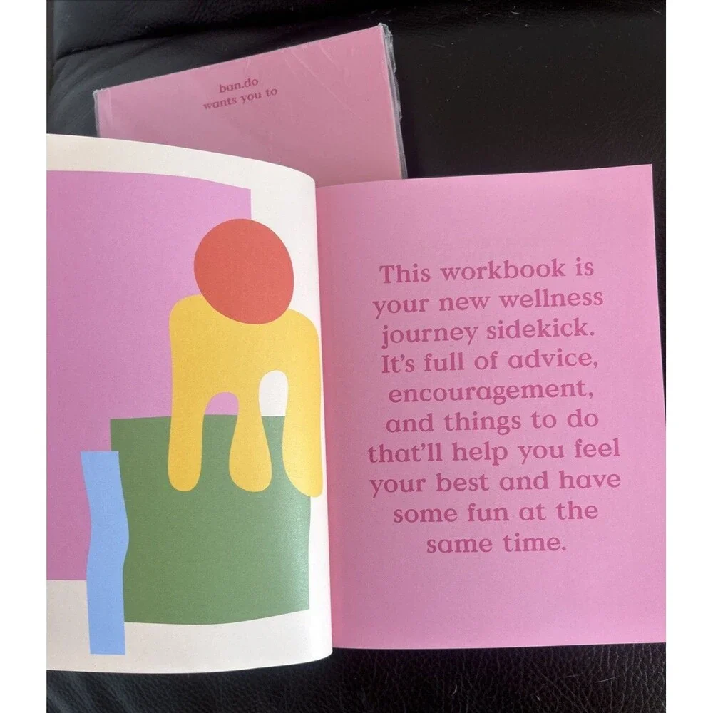 FEEL YOUR BEST LOT of 2 pcs/Journals from Ban do- A Workbook For Personal Growth
